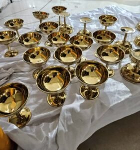 PVD Coated Round Ice cream cups